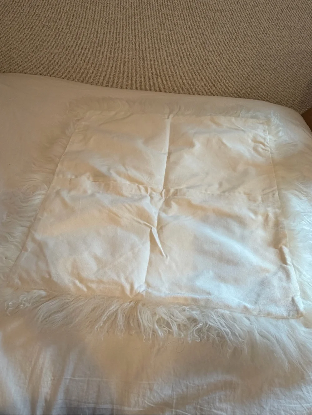 Quince Luxe Mongolian Lamb Pillow Cover 20x20